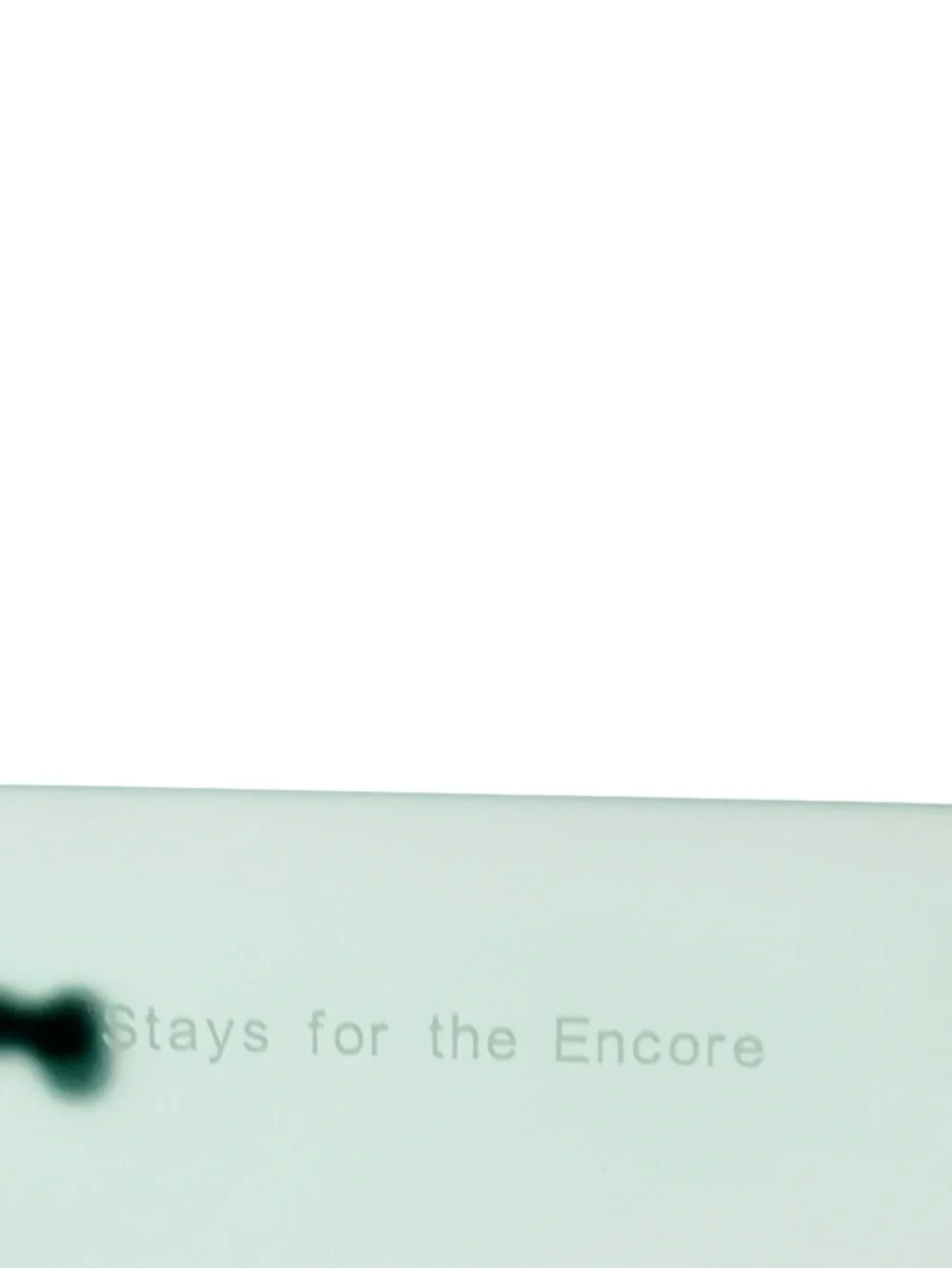 goodr Limited Edition Lux G Stays for the Encore light green sunglasses